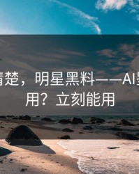 从零讲清楚，明星黑料——AI鉴谣怎么用？立刻能用