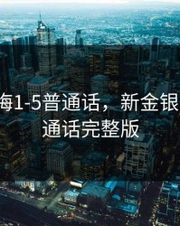 新金银悔1-5普通话，新金银悔1-5普通话完整版
