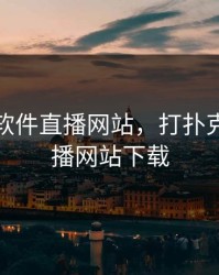 打扑克软件直播网站，打扑克软件直播网站下载